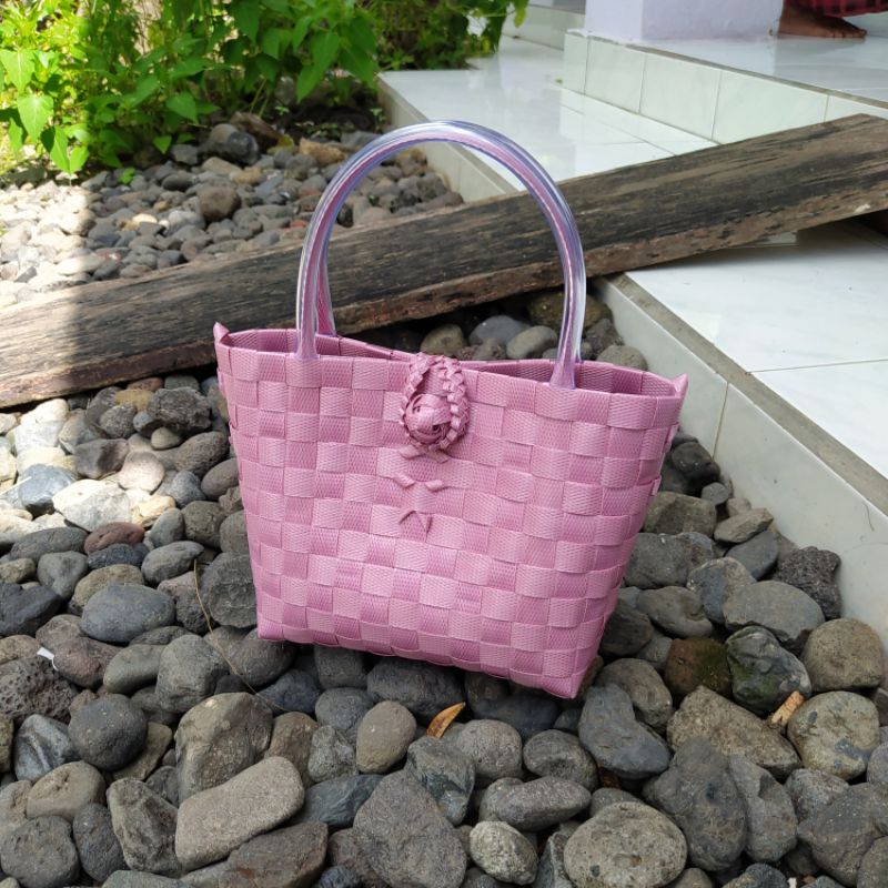 (S Type A) Tas Wanita/ Tas Souvenir/ Tas Belanja/ Tas Selempang/ Tas Anyaman