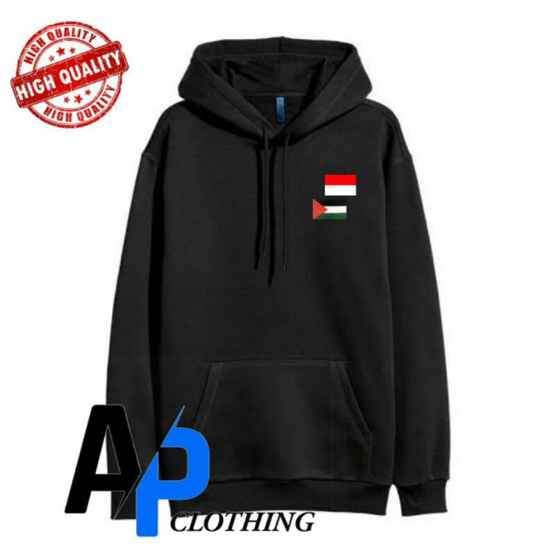SWEATER HOODIE JAKET HOODIE-INDONESIA PALESTINA