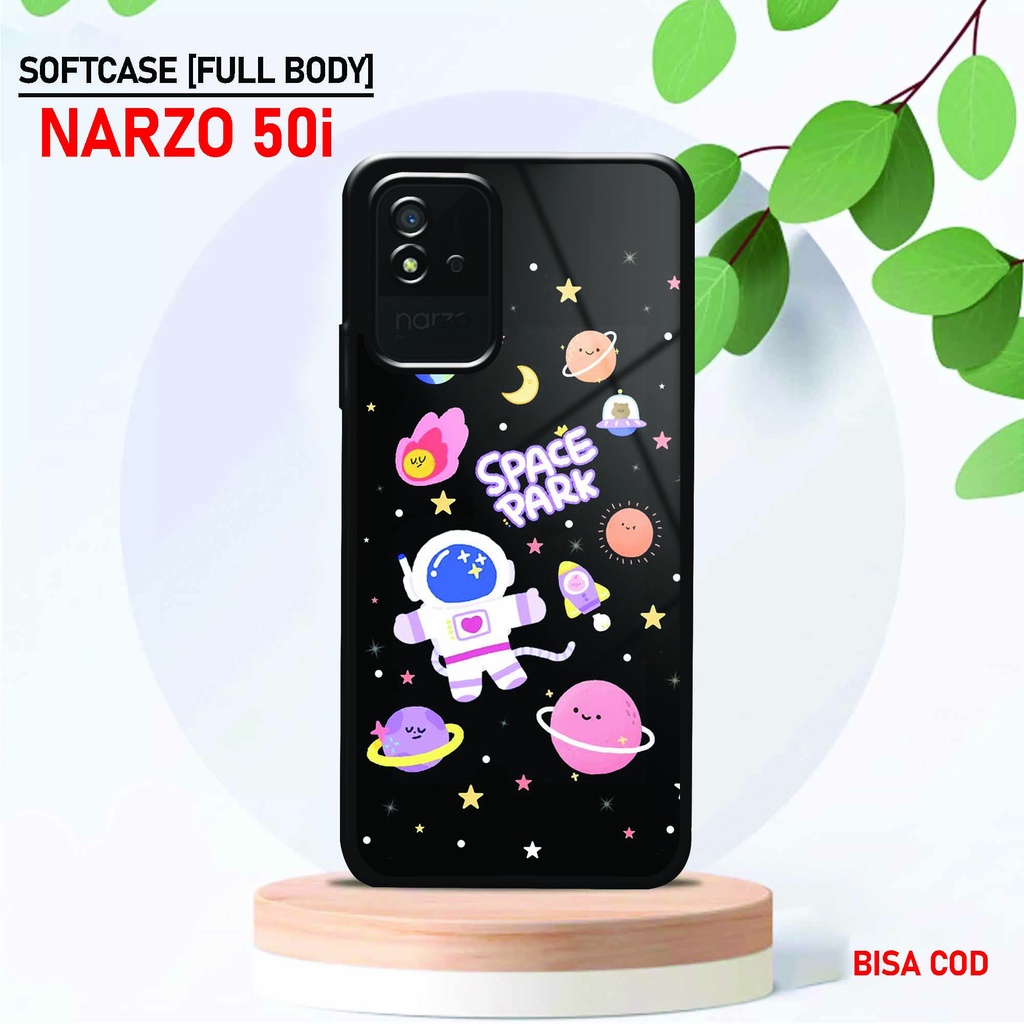 Softcase Glossy Realme Narzo 50i - Fashion Case [ UC 9 ] Realme Narzo 50i - Softcase Mengkilat Realm