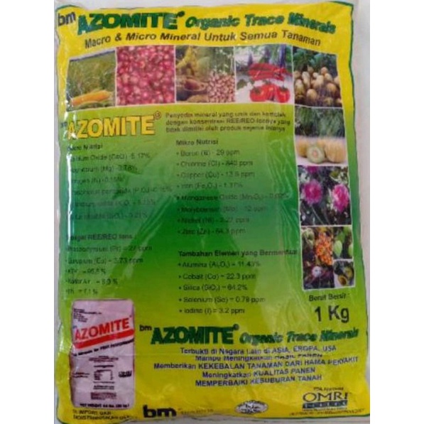 AZOMITE ORGANIC TRACE MINERALS 1KG
