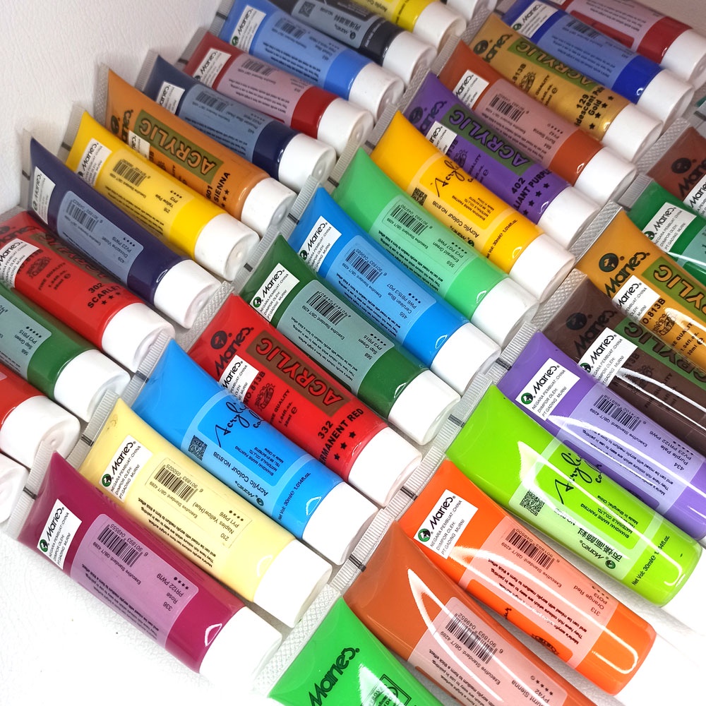 

Maries Acrylic Paint 30 ML Cat akrilik maries Acrylic Colour 30ML PART 1