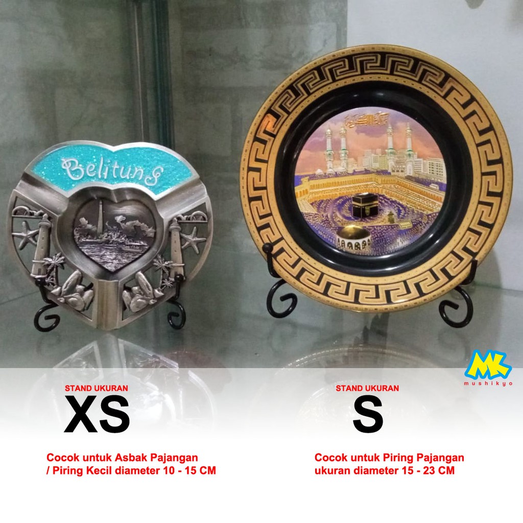 Kaki / Dudukan / Sandaran Piring Hias Pajangan Dekorasi XS/S