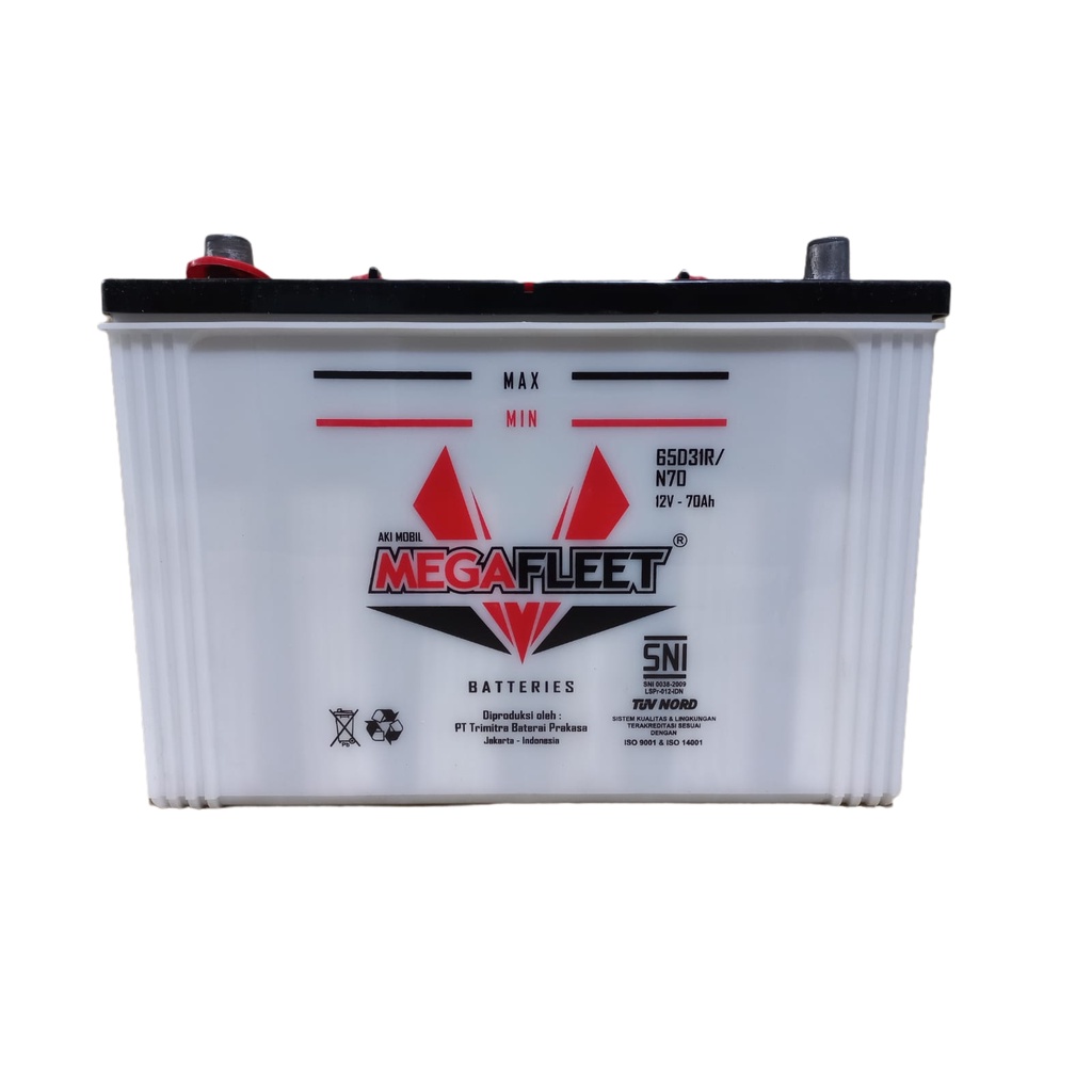 MEGAFLEET N70 - 65D31R (70 Ampere) - Aki Mobil
