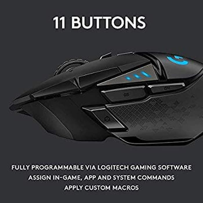 Logitech G502 HERO 16K Lightspeed Wireless Gaming Mouse