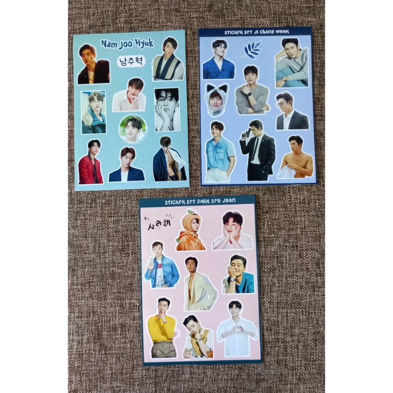 

STIKER OPPA KDRAMA UK A6 ( NAM JOO HYUK,JI CHANG WOOK,PARK SEOJOON