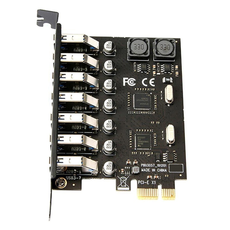 Zzz Adapter Expansion Card 7 Port USB 3.0 PCI-E Express