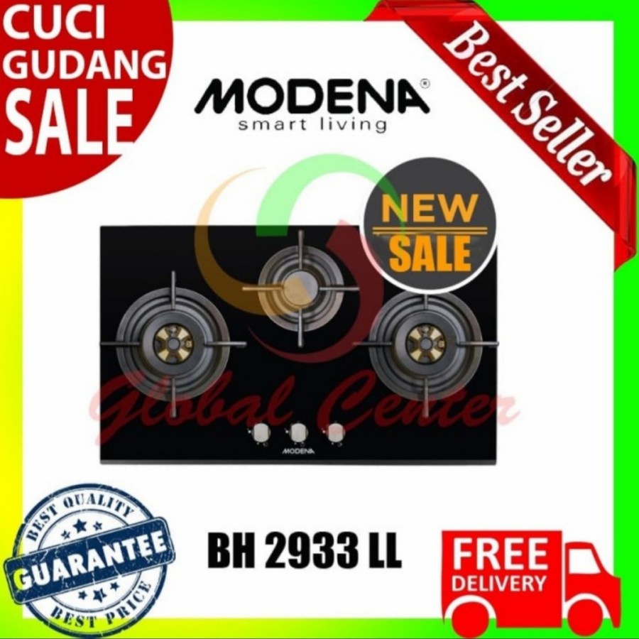KOMPOR TANAM MODENA 3 TUNGKU BH 2933 LL
