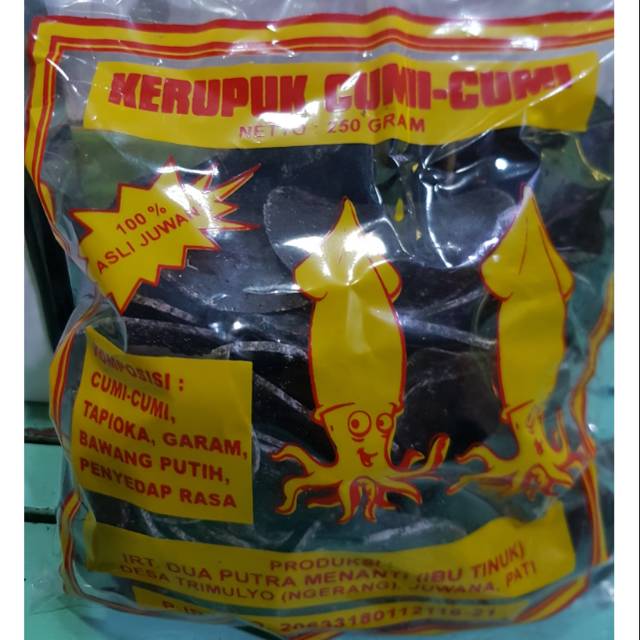 

Kerupuk Cumi Asli Khas Juwana Pati 250 Gram