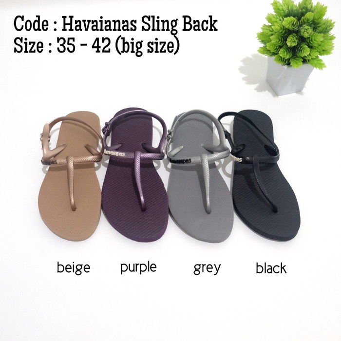 Murah   Sandal tali wanita - havaianas sling back  |Sepatu Wanita