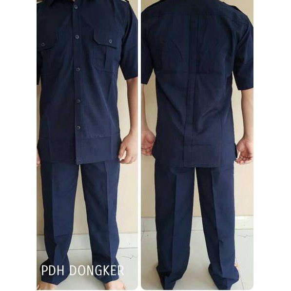 Tan159 Restok Baju Safari Seragam Khaki Putih Hitam Dongker Pdh Pns Pemda Guru Security Driver Pria Shopee Indonesia