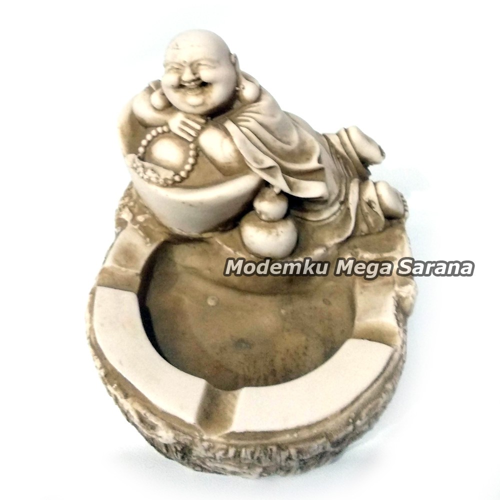 Asbak Rokok Fiber Glass ASB-FG05 - Patung Dewa Uang Julaihut Buddha