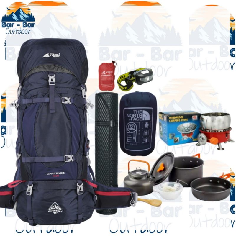 Paket Murah Tas Gunung Tas Outdoor Carrier Arei Rei Cartenz Premium 60L