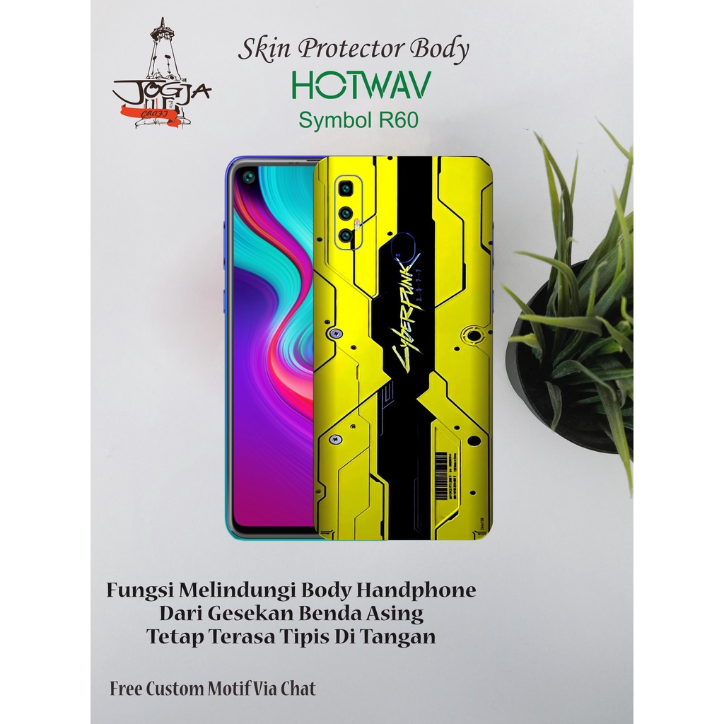 Garskin HP Hotwav Symbol R60 Motif cyber - Free Custom Motif Via Chat