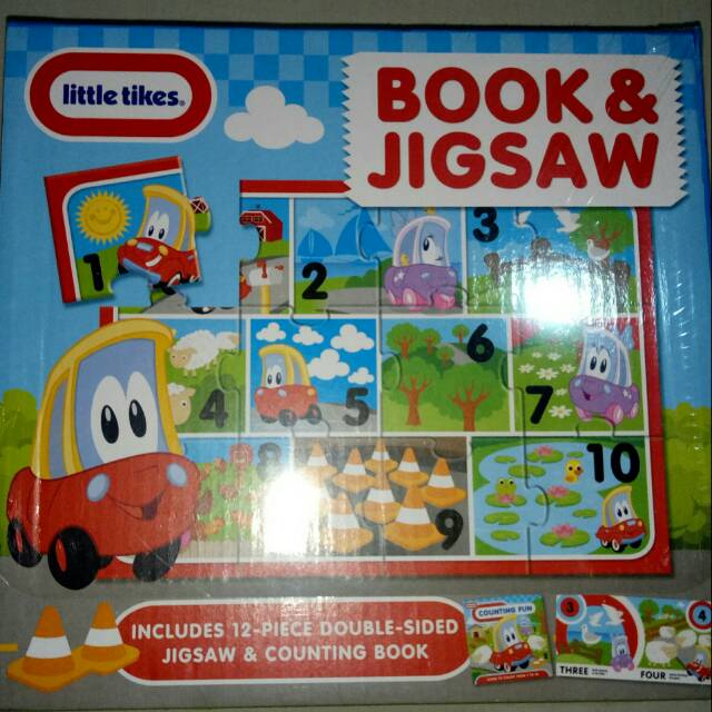 Book and jigsaw little tikes / little tikes book / little tikes activity