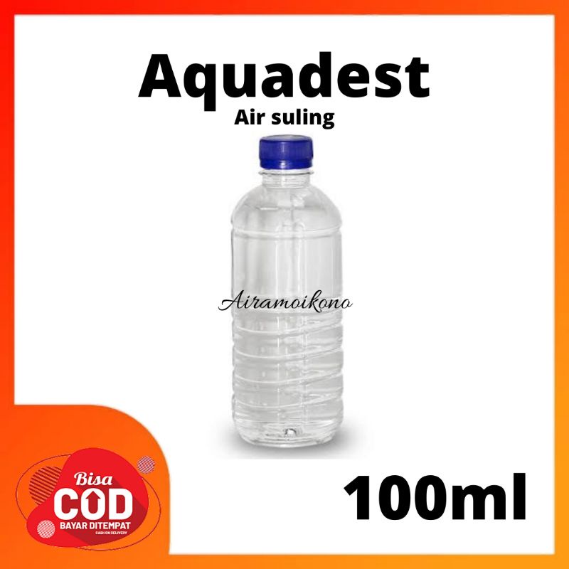 

Aquadest / air suling 125ml