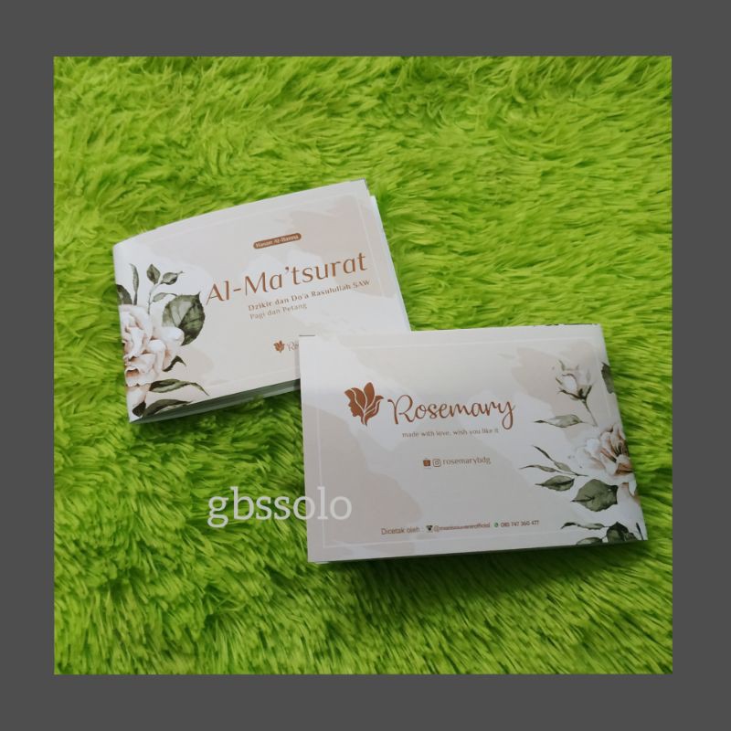 Souvenir al matsurat buku almatsurat cantik dzikir pagi dan petang cover pernikahan ma'tsurat