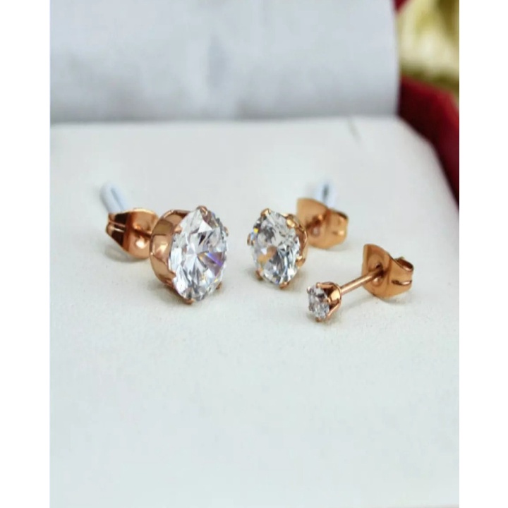 Anting wanita Titanium crystall swarovsķy