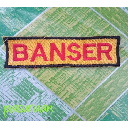 Atribut Badge Logo Banser Bordir Bed Bet Banser Bordir
