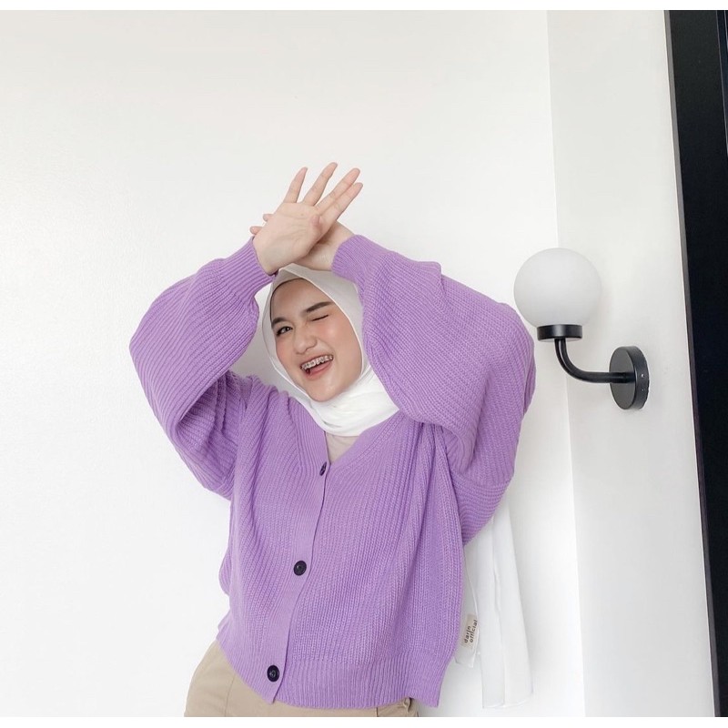 DIANA PUFFY CARDY | midun.project-Lilac