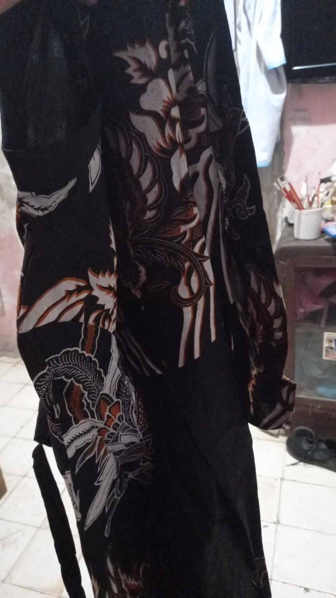 Batik Couple Keluarga Sania Ruffle Ori Ndoro Jowi Dnt Sarimbit Batik Halus Motif Ayam