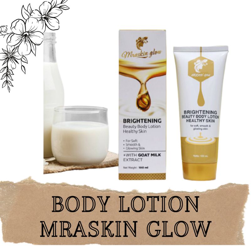BODY LOTION MRASKIN GLOW PEMUTIH BADAN AMPUH MURAH
