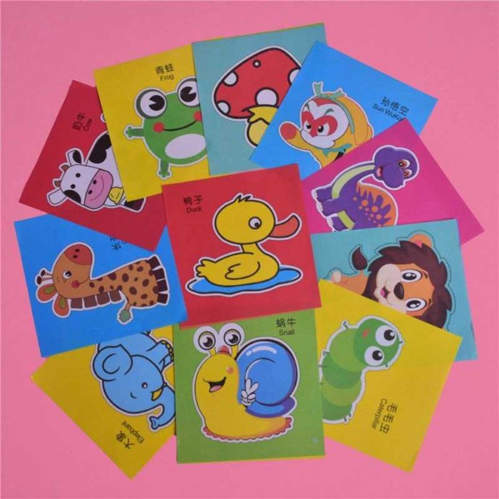 

HGLEGYW Kertas Potong Origami DIY Colorful Paper Cutting 96PCS - HW369
