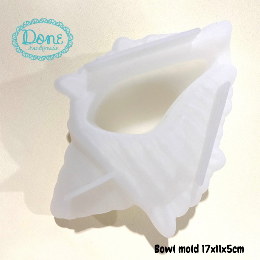 Seashell mold kerang mold mangkok bowl mold cetakan resin cetakan clay