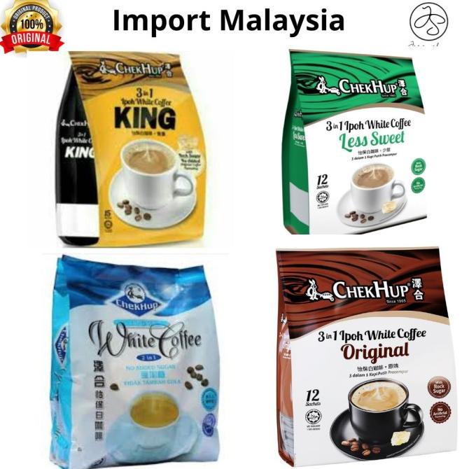 

TERBARU Kopi Chek Hup 3 in 1 Ipoh White Coffee All Varian Import Malaysia/MINUMAN COLLAGEN/MINUMAN YOYIC/MINUMAN DIET/MINUMAN PEMUTIH BADAN/MINUMAN KOREA/MINUMAN KEMASAN/MINUMAN KALENG/MINUMAN KOTAK/MINUMAN SEHAT HERBAL/MINUMAN SEHAT UNTUK TUBUH/MINUMAN