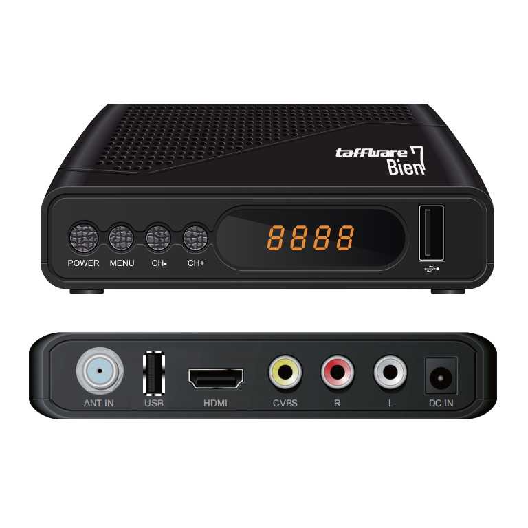 Taffware Bien7 Digital Satellite TV Box Receiver 1080P DVB-T2 - GX6701