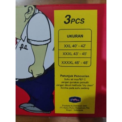 ➲ CELANA DALAM PRIA GT MAN MBS JUMBO SIZE / CD PRIA GT MAN BIG SIZE PASTI ORI MBS XXL - XXXL - XXXXL