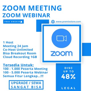 Ready Zoom Meeting Pro 1 Bulan Bergaransi Indonesia