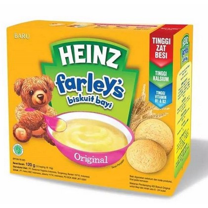 Heinz Farley's Biskuit Bayi 120gr (1 Box 12 Keping)