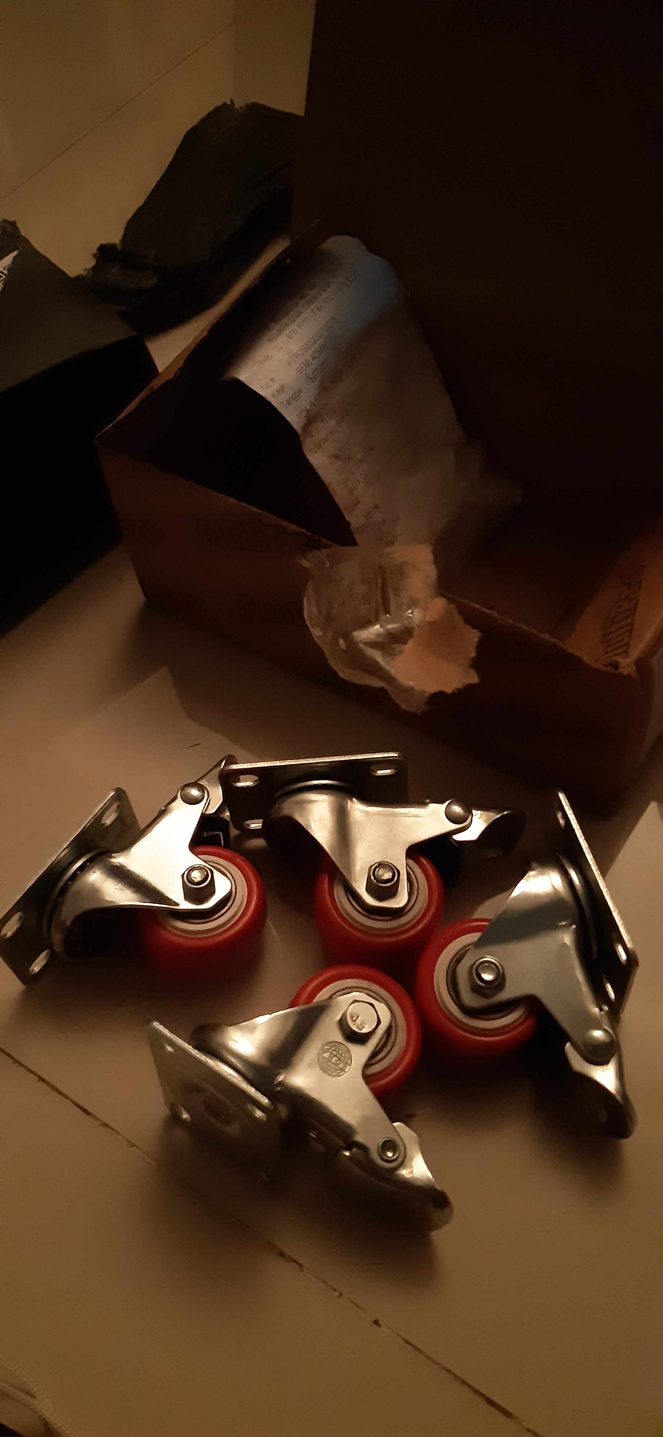 Roda Poliurethane / Pu Heavy Duty 1.5 40 Mm Hidup + Rem  Roha Hd