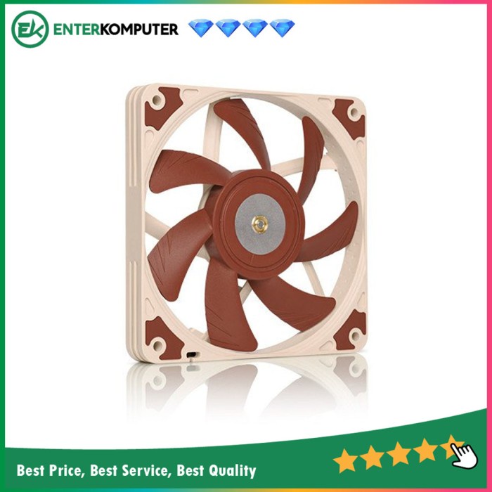 Coolerfan Noctua Premium Fan 12CM 1850RPM PWM - NF-A12X15 PWM (15mm Thicknes)