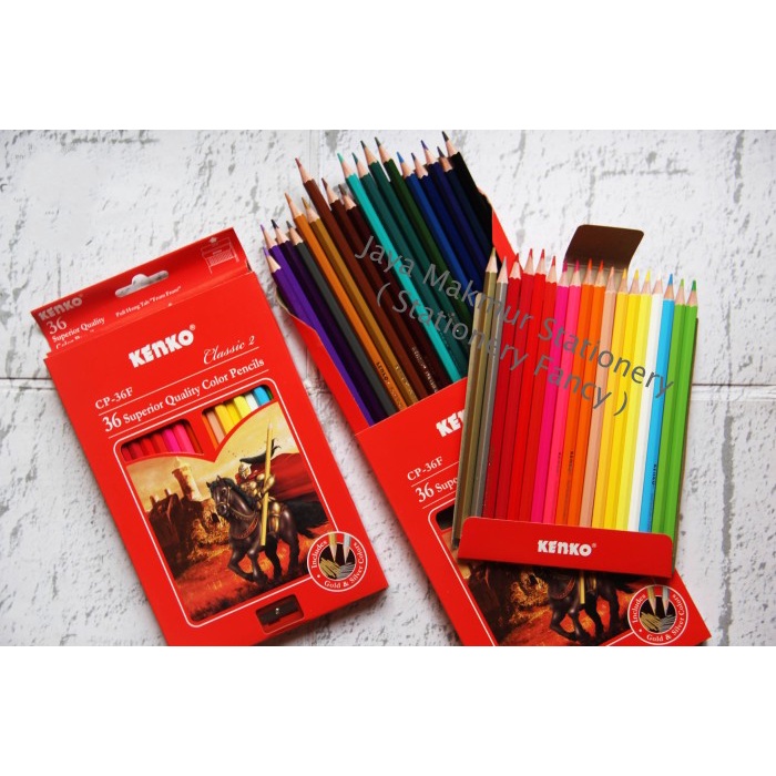 

WARNAPENSIL- PENSIL WARNA KENKO 36 WARNA CP-36F -PENSIL WARNA