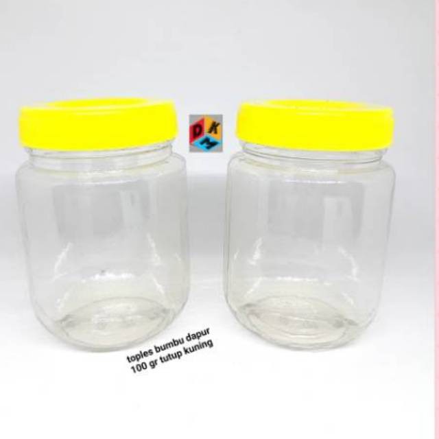 

Toples bening tempat bumbu dapur 100 ml