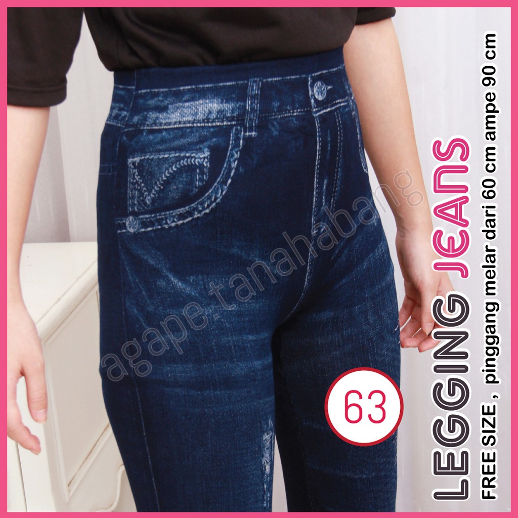 legging Jeans #63 / Legging Jeans Wanita