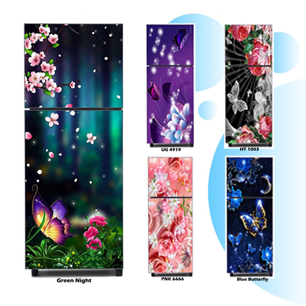 Stiker kulkas 2 Pintu