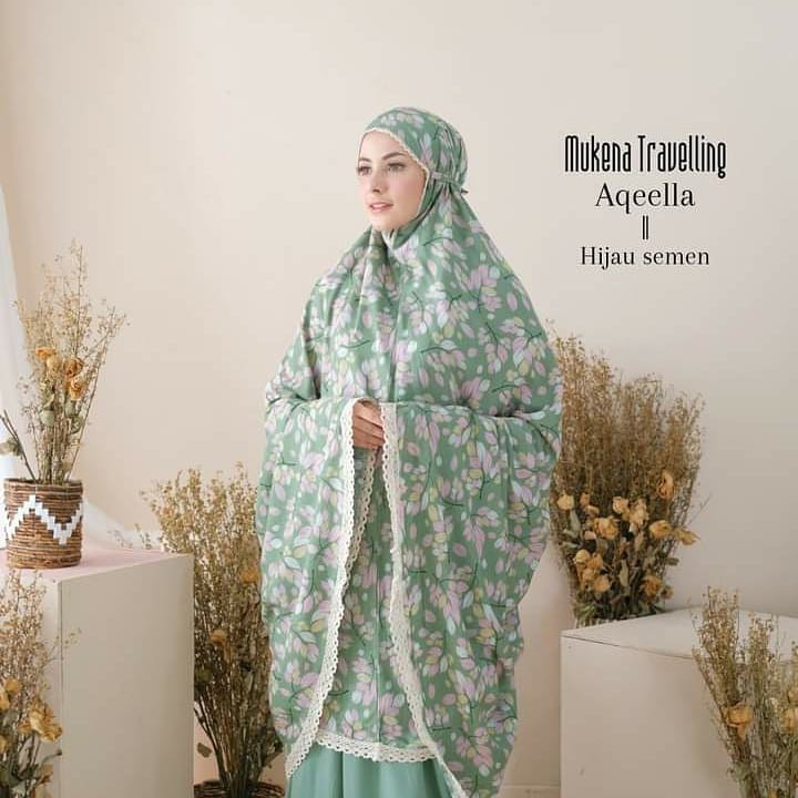 MUKENA DEWASA RAYON BALI NABILA RENDA PERALATAN SHALAT TERBARU RAYON RENDA NABILA