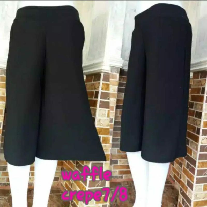 KULOT PENDEK 7/8 JUMBO XXXL / CELANA KULOT JUMBO PENDEK WANITA