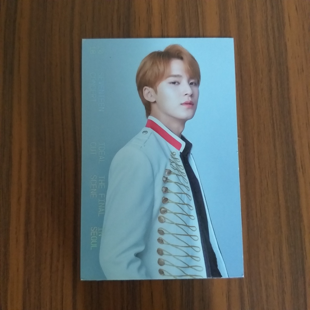 OFFICIAL SEVENTEEN IDEAL CUT TRADING CARD MINGYU WONWOO VERNON