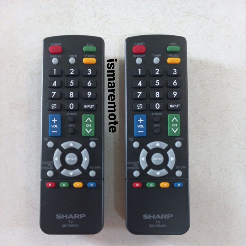 REMOTE REMOT TV SHARP AQUOS LCD LED GB 175WJN1 ORIGINAL