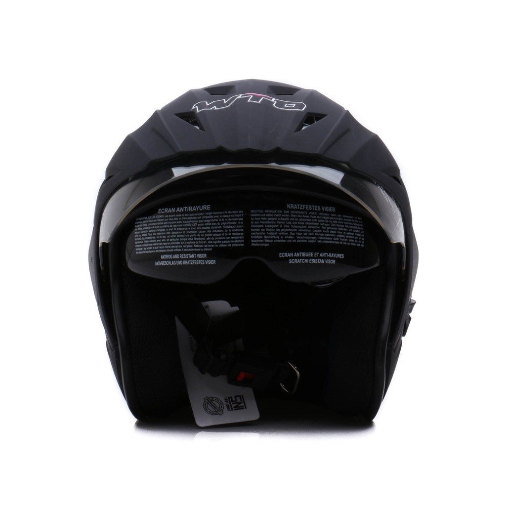 [Helm Dewasa] WTO Helmet Pro-Sight - Double Visor - Hitam Doff