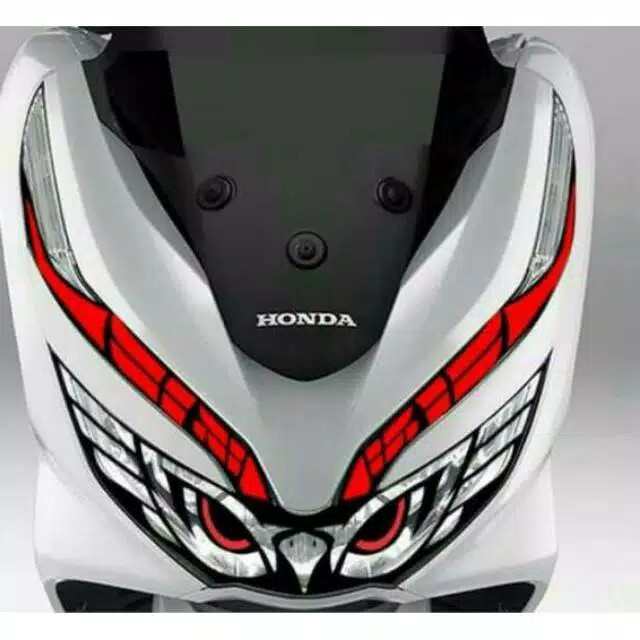Stiker Alis PCX Alis Mata Elang PCX Sticker Motor PCX Setriping Lampu Depan PCX Mata Elang Bayar COD