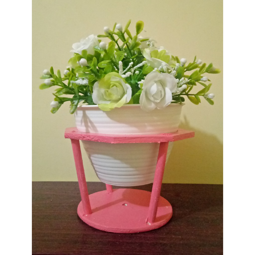 SET HIASAN BUNGA MAWAR + POT