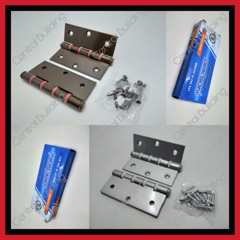 ENGSEL NILON DEKSON 4"/ENGSEL NYLON KUPU KUPU DEKSON/ENGSEL PINTU KAMAR MANDI