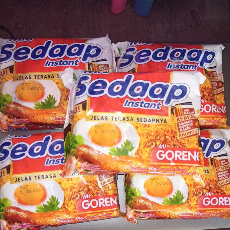 

5Pcs pMie instan Mie Sedap instan mie Goreng 90gr