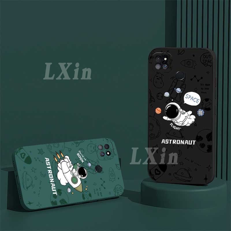 Soft Case Silikon Motif Astronot Untuk Huawei Y6P Y7A Y6 Pro Y7 Pro 2019 Y9S P30 Lite Nova 7i Nova 5T Nova 3i