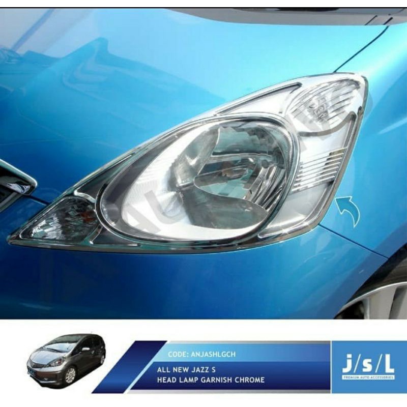 Garnish lampu Depan All New Honda Jazz 2012-2013