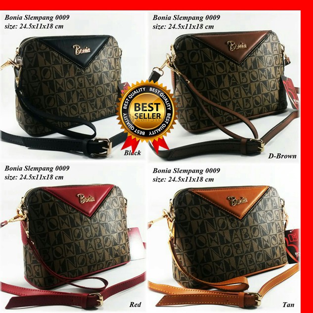Tas Bonia Slempang 9000 / Tas Wanita / Tas Import / Tas Branded / Tas Terbaru / Tas Murah